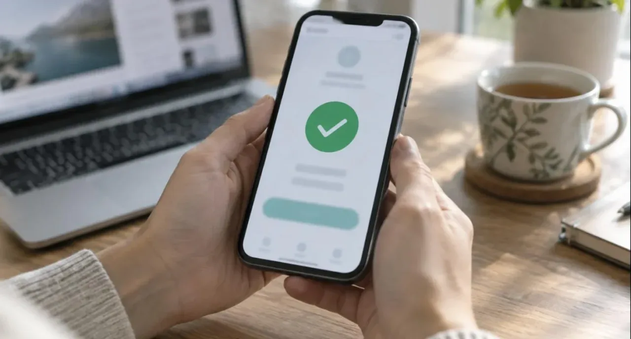 IPTV Ottawa subscription paid by Interac e-Transfer on a phone with a confirmation tick